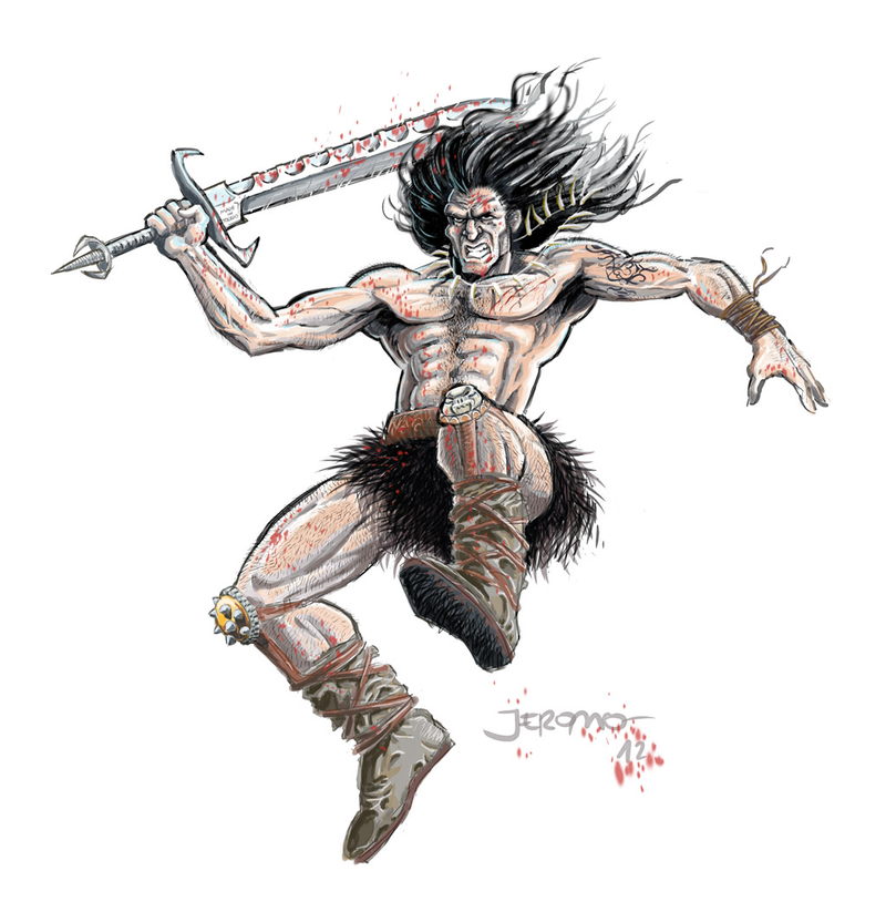 Illustration for article titled What is best in life? Epic Barbarian Art!